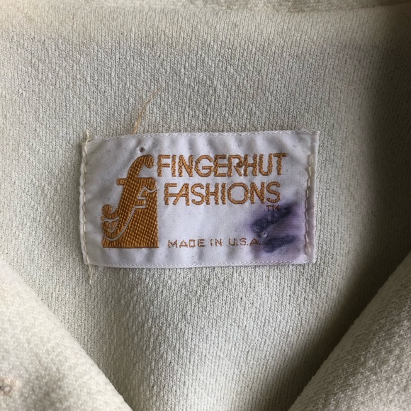 Vintage Gold Metallic Retro Blouse - Picture 7 of 7